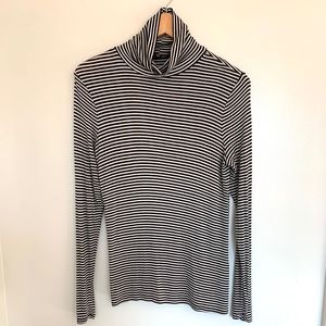 WHBM Striped Turtleneck